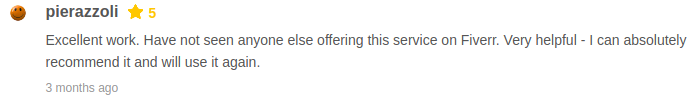 content plan creation services review fiverr unique service.